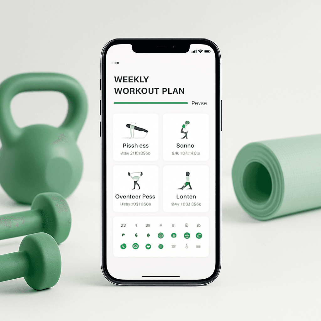 MUNCH Best Workout Planning App UK - AI generated weekly workout plan with tracking