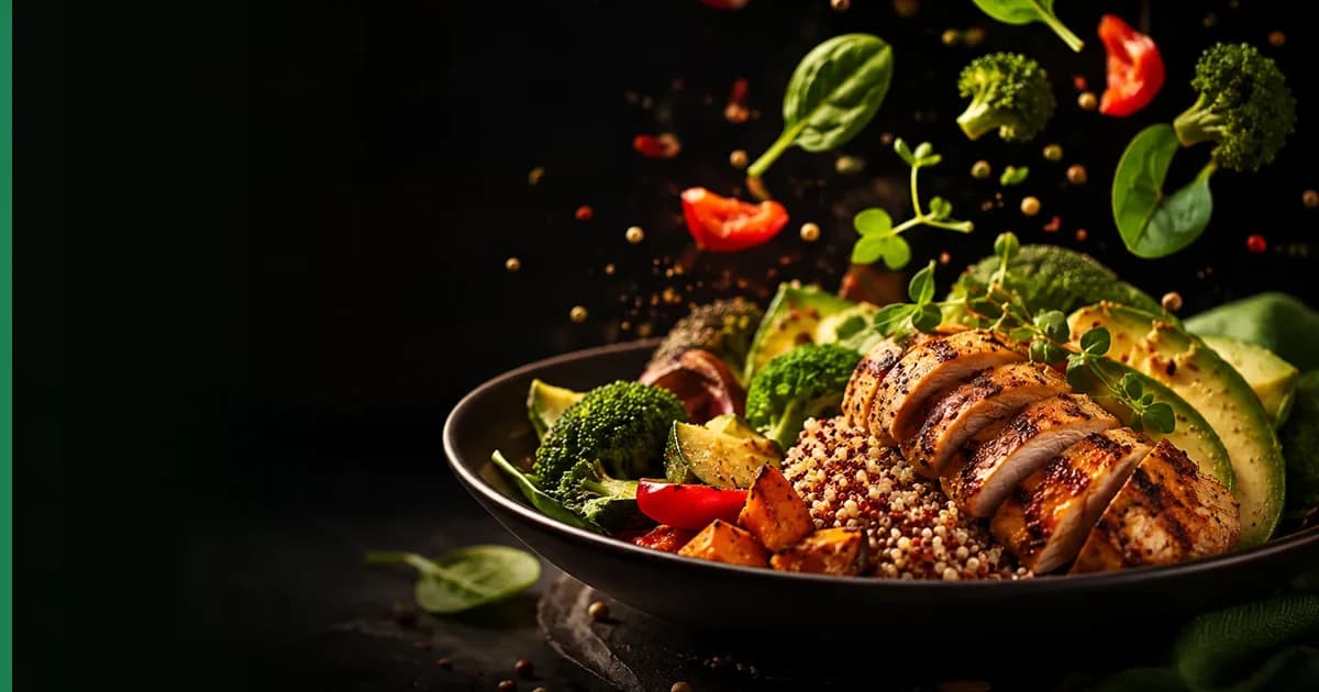 weekly meal plan using ingredients from UK supermarkets