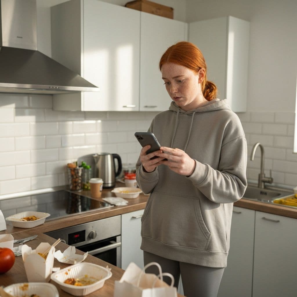 Student concerned about food costs during cost of living crisis